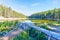 Nuphar Lake at Norris Geyser Basin in Yellowstone National Park