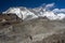 Nuptse mountain peak in Everest region, Nepal