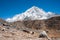 Nuptse peak, Trekking in Everest region, Nepal