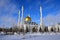The NUR ASTANA mosque in Astana / Kazakhstan