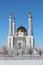 Nur Gasyr mosque in Aktobe in winter