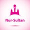 Nur-Sultan detailed silhouette