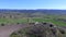 Nuraghe in Sardinia seen with drone