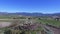 Nuraghe in Sardinia seen with drone