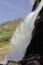 Nuranang or jang waterfall, one of most popular place in tawang, located of himalaya mountain foothills