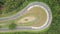 Nurburg, 23th of June 2021, Germany. Motorsports circuit Race track in the german Eifel on a cloudy day.