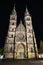 Nuremberg Cathedral in Germany, at night