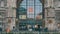 Nuremberg, Germany - December 1, 2018: Nuremberg Central Station. View of a main entrance with the logotype of the