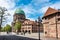 Nuremberg, Germany - May 08, 2022: The St. Elisabethkirche is a catholic church in Nuremberg, Bavaria, Germany