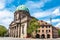 Nuremberg, Germany - May 08, 2022: The St. Elisabethkirche is a catholic church in Nuremberg, Bavaria, Germany