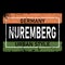 Nuremberg lettering in original style. European city for prints, advertising, identity. Hand drawn touristic art in high