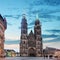 Nuremberg - St. Lawrence church at night, Germany