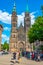 Nurnberg, Germany, August 9, 2022: Saint Lorenz cathedral in Nur