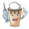 Nurse conga character cartoon style