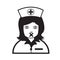 Nurse Face emotion Icon Illustration sign design