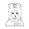 Nurse Face emotion Icon Illustration sign design