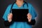 Nurse Holding Tablet Computer