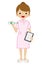 Nurse holding Thermometer - Young Adults