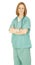 Nurse Standing And Smiling