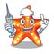 Nurse starfish in the cartoon shape funny