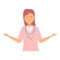 Nurse stethoscope icon cartoon vector. Care health