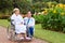 Nurse talking to patient