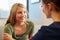 Nurse Treating Teenage Girl Suffering With Depression