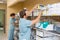 Nurses Arranging Stock In Storage Room