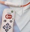Nurses call button near an Intravenous Line in a Patient
