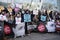 Nurses on strike at University College Hospital - London, UK.