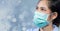 Nurses wear masks to protect against coronavirus covid19