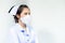 Nurses wear masks to protect against coronavirus covid19