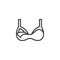 Nursing bra line icon
