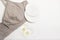 Nursing bra for mothers and Silicon nipples. moms bra with new disposable breast pad. Prevents the flow of milk on the