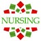 Nursing Green Red Circular