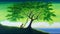 Nurturing Nature\\\'s Growth: A Serene Image of Tree Care, Made with Generative AI