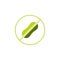 nut, peanut, groundnut icon. Element of agriculture gardening icon for mobile concept and web apps. Green nut, peanut, groundnut