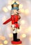 Nutcracker german isolated soldier figure christmas decoration