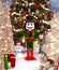 Nutcrackers toy decorated for christmas season