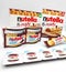 NUTELLA B-ready snack with the Italian chocolate cream produced by Ferrero