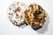 Nutella doughnuts and cookies and cream doughnuts