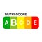 Nutri Score official label. B score. Vector illustration.