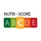 Nutri Score official label. C score. Vector illustration.