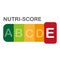 Nutri-Score official label. E score. Vector illustration.