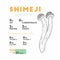 Nutrition fact of Shimeji mushrooms. Vector illustration. - Vector