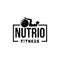 Nutrition Fitness logo designs, rustic logo template