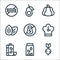 nutrition line icons. linear set. quality vector line set such as radish, soy, soy milk, clock, salt, almond, pumpkin, avocado