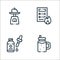 nutrition line icons. linear set. quality vector line set such as smoothie, vitamin, calories