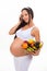 Nutrition of pregnant women. Vitamin fruit basket.