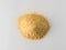 Nutritional inactive yeast heap top view